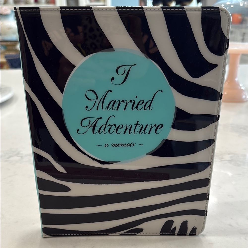 Zebra Print Kate Spade Memoir iPad Cover